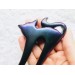 Hair fork Chameleon Purple Cat , bun holder