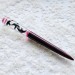 Acrylic hair stick with black birds, Hair stick with swifts