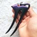 Hair fork Chameleon Purple Cat , bun holder