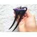 Hair fork Chameleon Purple Cat , bun holder