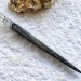 Hair stick, Wooden hair stick with crystal resin and silver leaf, Hair accessories for women, Bun holder, Hair slide, Womens gift