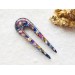 Hair fork with flowers and stones • Hair clip • Hair pin • Hair accessories • Hair jewelry • Resin hair stick • Decorative Hair Comb