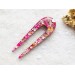 Hair fork with flowers and stones • Hair clip • Hair pin • Hair accessories • Hair jewelry • Resin hair stick • Decorative Hair Comb