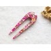 Hair fork with flowers and stones • Hair clip • Hair pin • Hair accessories • Hair jewelry • Resin hair stick • Decorative Hair Comb