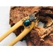 Wooden hair fork with Beetle