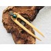 Wooden hair fork with Beetle