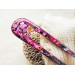 Cherry Color Hair Clip with Mother of Pearl