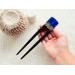 Wooden hair clip