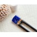 Wooden hair clip