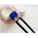 Wooden hair clip